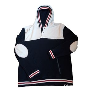 Tommy Hilfiger, size XL, Navy, White, Red Hoodie with zip up pockets